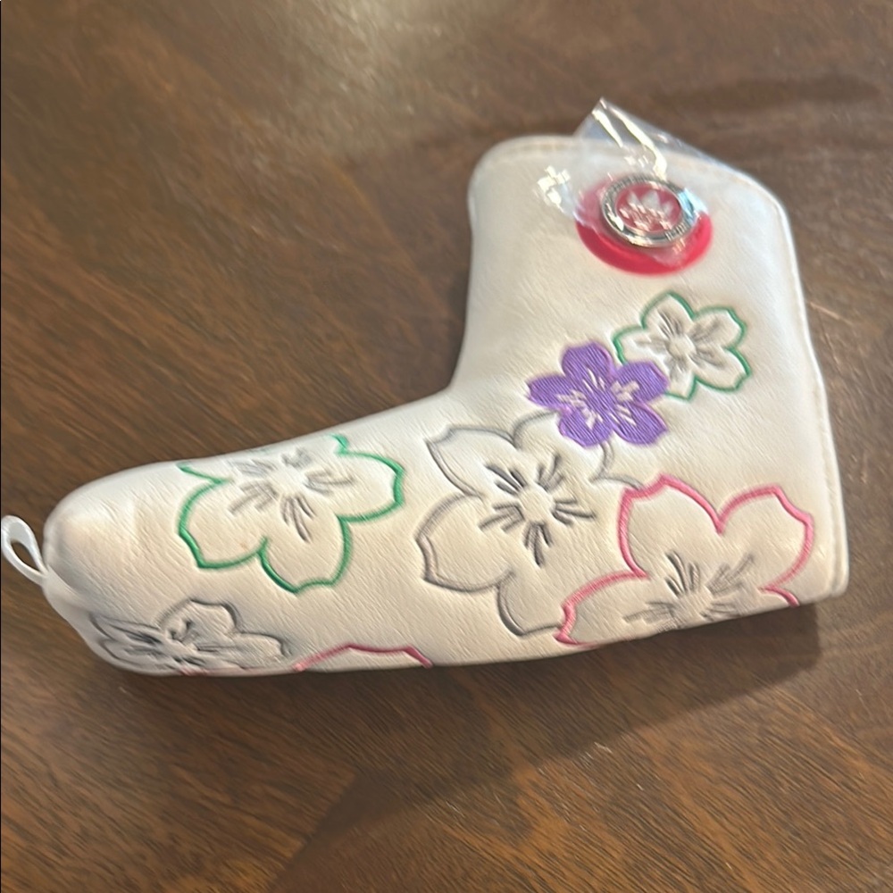 Craftman Golf Floral Putter Headcover with Multicolor Flowers